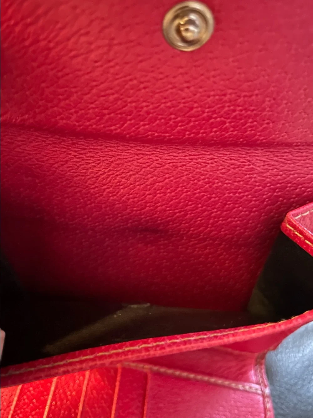 Gucci Black Wallet with Pink Trim and Logo